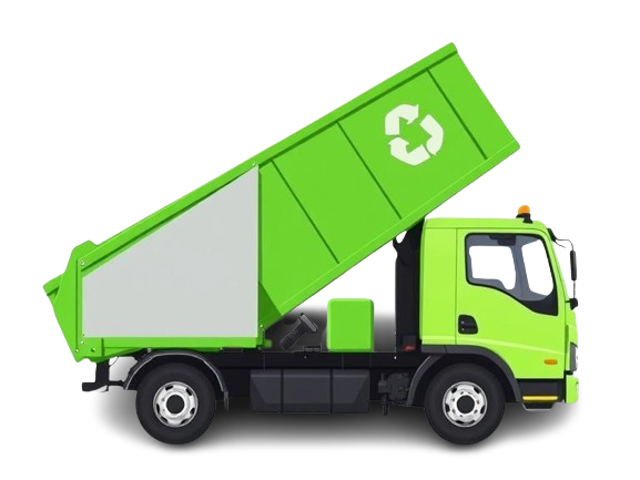 E-waste collection truck